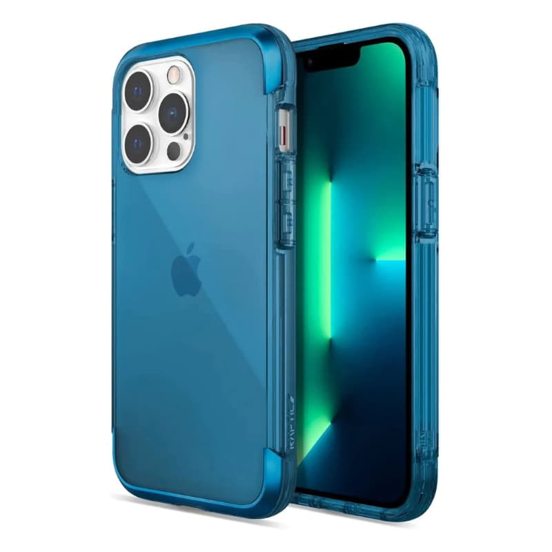iPhone 14 Pro - Raptic Air, transparent, blau – 3