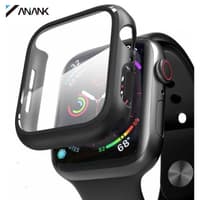 ANANK Apple Watch 10 46 mm - Vetro temperato / vetro blindato con custodia bumper, nero – Bild 1