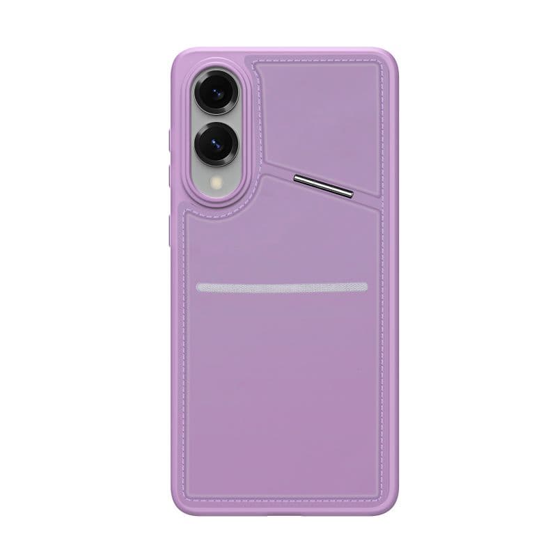 Dux Ducis - Galaxy S25 Edge - Rafi II Magnetische Hülle mit Kickstand & Kartenfächern, Purple – 2