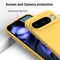 Google Pixel 10 / 10 Pro - Silikon Schutzhülle, gelb – Bild 6