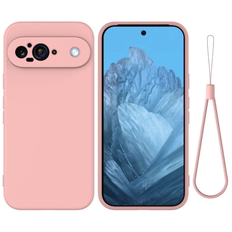 Google Pixel 9 - Housse en silicone rose