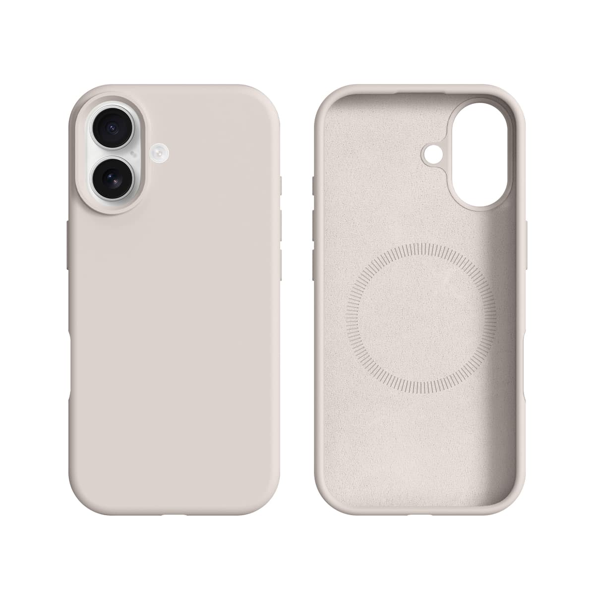 RPD - iPhone 17 Burom Silicone Case mit MagSafe, Weiss