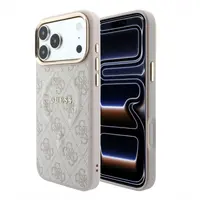 iPhone 18 Pro / 17 Pro – Guess Hülle aus PU-Leder mit MagSafe, Pink GUHMP18LP4MSEGCP – Bild 1