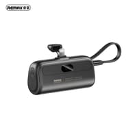 REMAX RPP-77 Capsule Series 20W Powerbank 5000mAh with iPhone Cable Quick Charge, Black – Bild 1