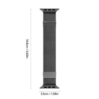 Apple Watch - DUX Milanese Pro Version Strap - 42mm/44mm/45mm/46mm(10.Gen)/49mm, Black – Bild 6