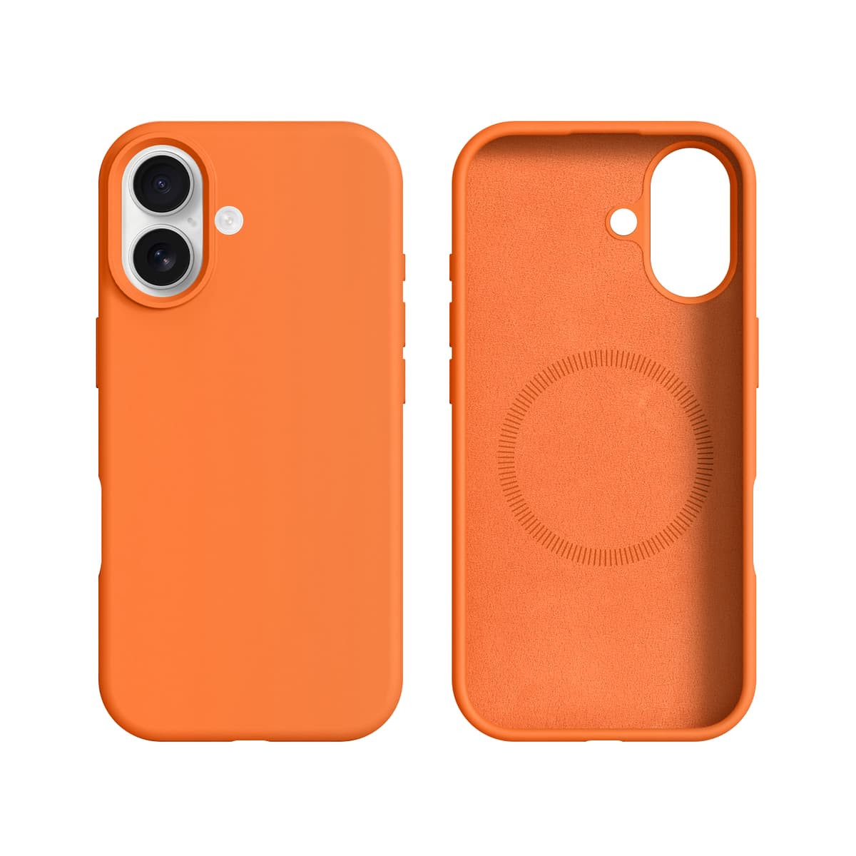 RPD - iPhone 17 Burom Silicone Case mit MagSafe, Orange
