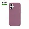 iPhone 16 - Coque en silicone, rose poudré, unie