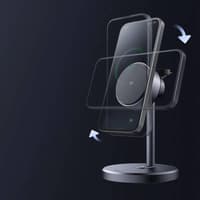 McDodo - 3in1 15W MagQ Stand Magnetic Wireless Charging Station, Black – Bild 7