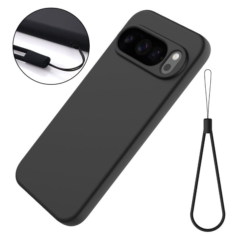Google Pixel 10 Pro XL - Silikon Schutzhülle, schwarz – 3
