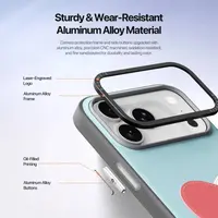 iPhone 17 Pro - Dux Ducis Luvy Series, Love Edition, bleu ciel – Bild 8