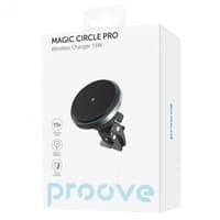 Proove - Wireless Charging Car Holder Proove Magic Circle Pro 15W, Black – Bild 4