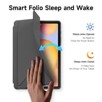 Samsung Galaxy Tab S6 Lite (2020/2022/2024) - Dux Ducis Magi Series, étui à rabat relevable, gris – Bild 8
