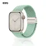 RPD Magnos Magnet Armband Nylon Geflochten für Apple Watch 44/45/46/49mm - Salbeigrün