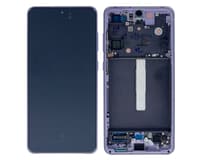 Samsung Galaxy S21 FE vetro anteriore / LCD lavanda viola, nuovo, originale SMG990B – Bild 2