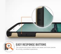 Samsung Galaxy S7 Edge - Loopee Shock Proof Commander Series gold – Bild 3