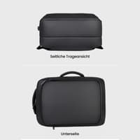 Okade - S58 Business backpack with USB port - For laptops up to 15.6" - Black – Bild 4