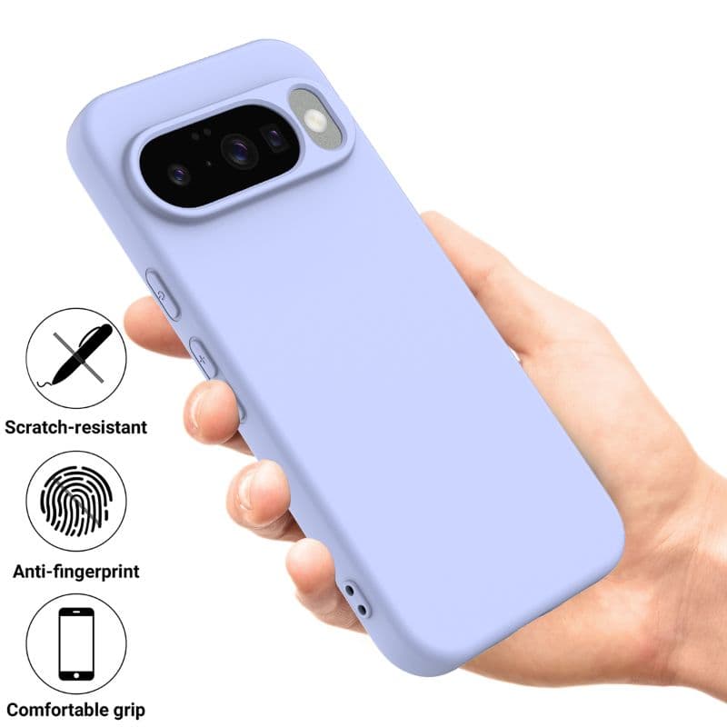 Google Pixel 10 / 10 Pro - Silikon Hülle Lila – 4