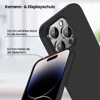 iPhone 13 Pro Max - X-Level Guardian Backcase made of TPU, ultra thin & flexible, camera protection, black – Bild 3