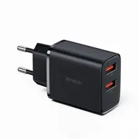 Mcdodo - Chargeur mural (2x USB-A), 12W, noir – Bild 1