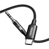 Ugreen - USB-C to 3.5 mm jack plug cable 2m (CM450 / 65101), black/grey – Bild 2