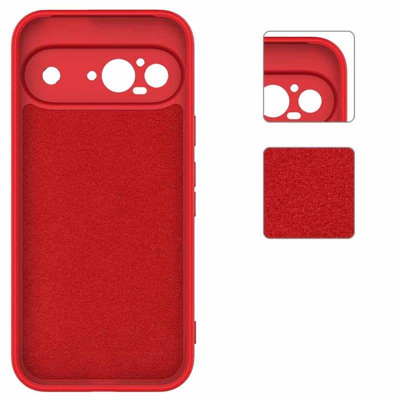 Pixel 9 - Housse silicone rouge – 2