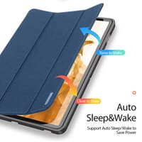 Samsung Galaxy Tab S8/S7 - Dux Ducis Domo Series, aufstellbares Flip-Etui, blau – Bild 6