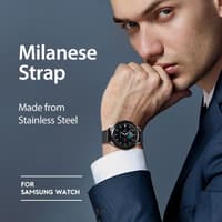 Galaxy Watch - DUX Milanese Strap (20mm) Black – Bild 8