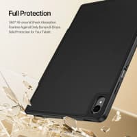 Samsung Galaxy Tab S11 Ultra - Dux Ducis Vers Series, aufstellbares Flip-Etui, Schwarz – Bild 4