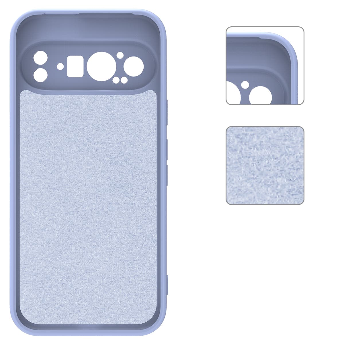 Google Pixel 9 Pro - Silikon Schutzhülle, Lila – 2