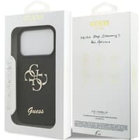 iPhone 17 Pro - Guess Metal Logo Case, Black GUHCP17LHG4SGK – Bild 7