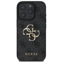 iPhone 16 Pro - Guess Metal Logo Case Schwarz GUHCP16L4GMGGR – Bild 3