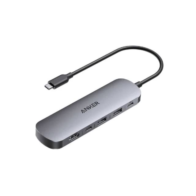 Anker - USB-C Hub 7-in-1 with HDMI / USB-C / USB-A, black