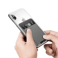 Baseus - Silicone card holder, dark gray (ACKD-A0G) – Bild 8