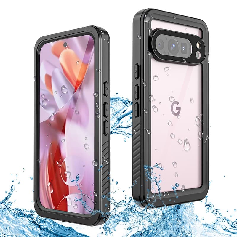 Google Pixel 9 Pro - Redpepper IP68 FS Series Wasserdichtes Outdoor Case, schwarz