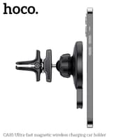 Hoco CA85 Ultra-fast magnetic wireless charging car holder, black – Bild 3