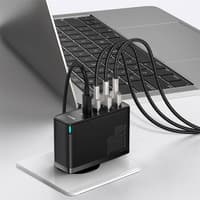 Baseus - GaN2 Pro - Fast charger 2C+2U, 100W EU, Black (CCGAN2P-L01) – Bild 8