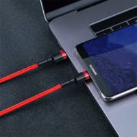 Baseus - Cafule - Type-C PD2.0 60W fast charging cable, 1m, red (CATKLF-G09) – Bild 9