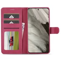 Google Pixel 8 Pro - LC.IMEEKE Custodia a portafoglio con 3 scomparti per carte e chiusura magnetica, rosa – Bild 2