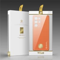 Samsung Galaxy S21 Ultra - DUX DUCIS Yolo Case, Kunstleder & TPU, rosa/gold – Bild 7