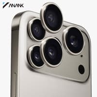 ANANK iPhone 17 Pro / 17 Pro Max - rear camera armored glass - 99AR+ Corning glass, dual lens protection, grey – Bild 1