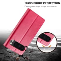 Google Pixel 10 / 10 Pro - LC.IMEEKE Wallet Etui mit 3 Kartenfächern & Magnetverschluss, Pink – Bild 8