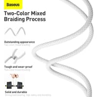 Baseus - Dynamic Series - Fast charging cable Type-C to iP, 20W 2m, White (CALD000102) – Bild 6