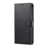 iPhone 12 Mini - LC.IMEEKE Wallet case with 2 card slots & magnetic closure, black – Bild 2