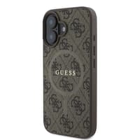 iPhone 16 Plus Guess MagSafe BackCase Braun – Bild 3