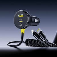 Baseus - Circular Car Charger 60W U-C / C-L Schwarz – Bild 7