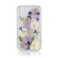 iPhone 13/14/15 - Custodia con fiori veri, blu – Bild 1