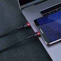 Baseus - Cafule - Type-C PD2.0 60W fast charging cable, 2m, red + black (CATKLF-H91) – Bild 9