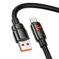 Hoco - U143 Câble USB-C 1.2m fast charging data cable, Noir – Bild 7