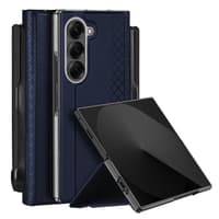 Samsung Galaxy Z Fold 7 - Dux Ducis Bril Series with pen holder, blue – Bild 1