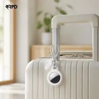 AirTag Schlüsselanhänger - RPD Hartschalen-Case mit Trageschlaufe, Weiss – Bild 5